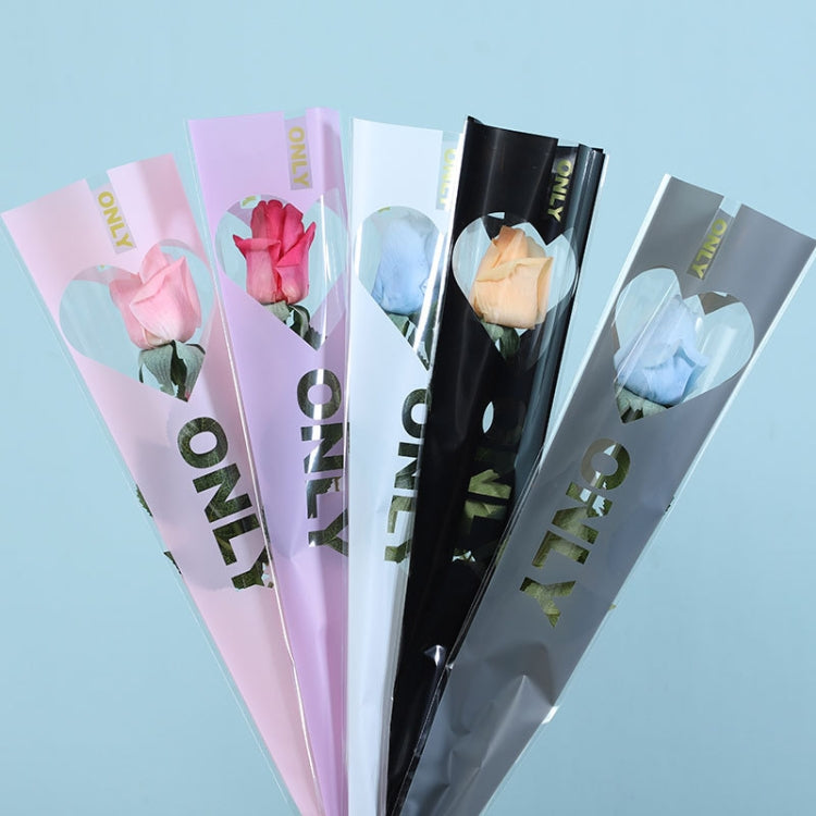 5 Bags Single Bouquet Packaging Bag Matte Frosted Flower Wrapping Paper Material