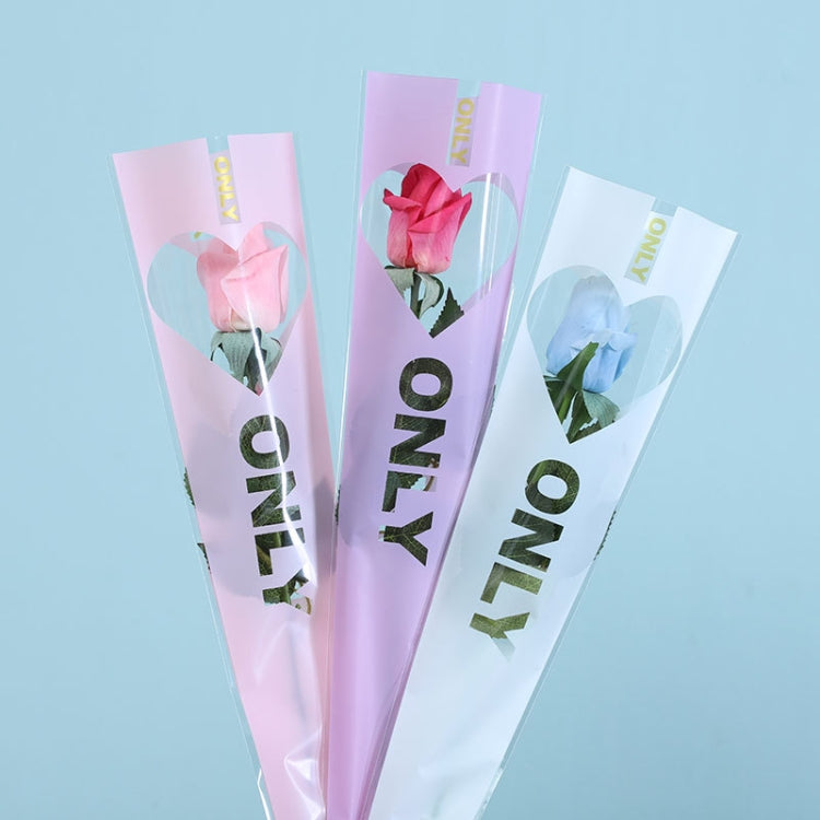 5 Bags Single Bouquet Packaging Bag Matte Frosted Flower Wrapping Paper Material