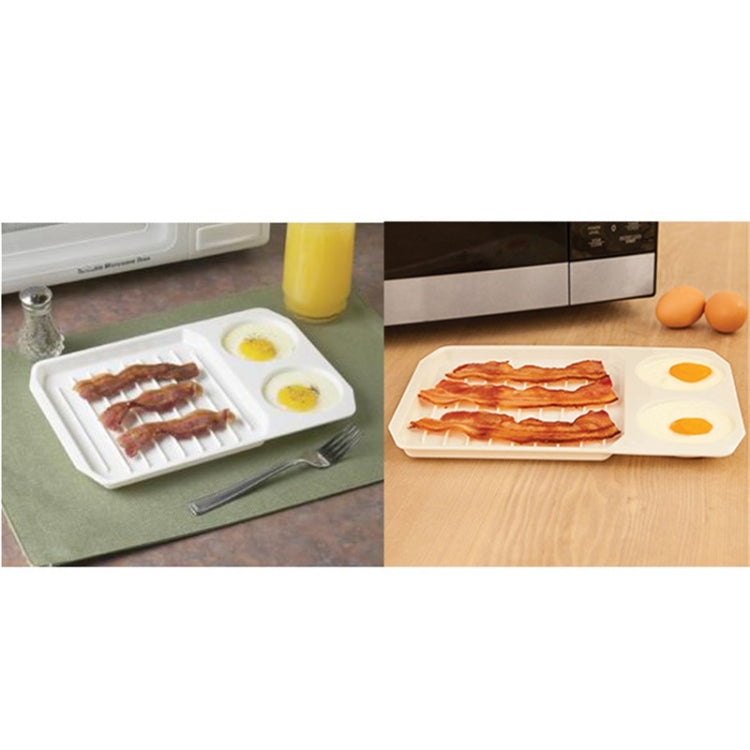 2 PCS Creative Bacon And Eggs 2 In 1 Microwave Oven Bakeware Baking Tools