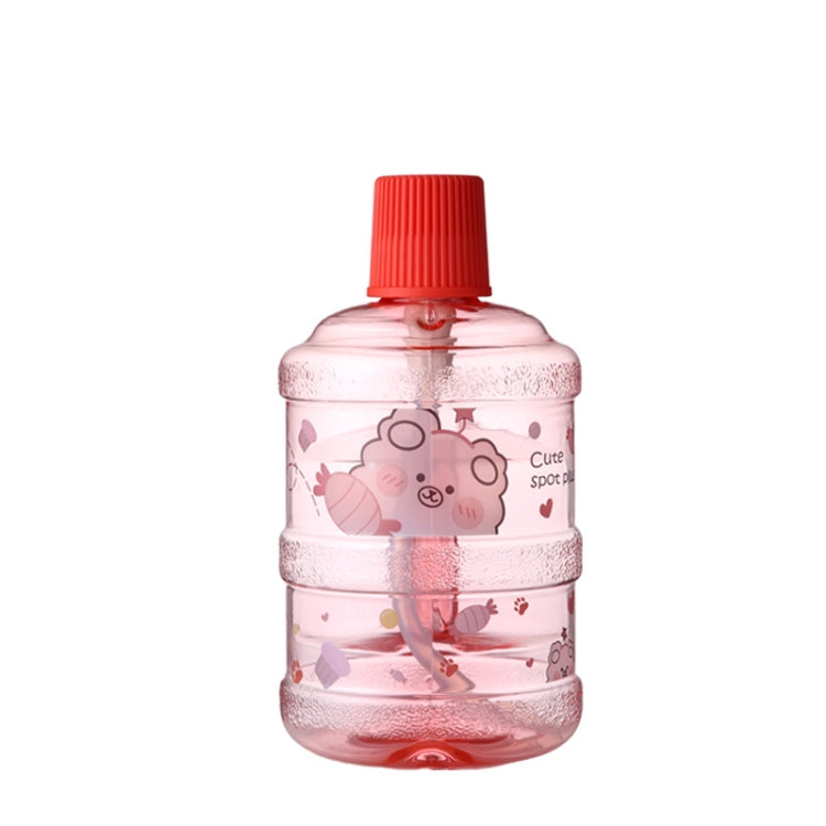 Large-Capacity Creative Water Bottle Student Children Straw Plastic Water Cup, Capacity: 1000ml