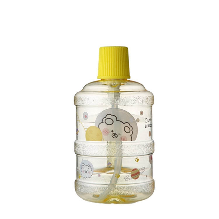 Large-Capacity Creative Water Bottle Student Children Straw Plastic Water Cup, Capacity: 1000ml