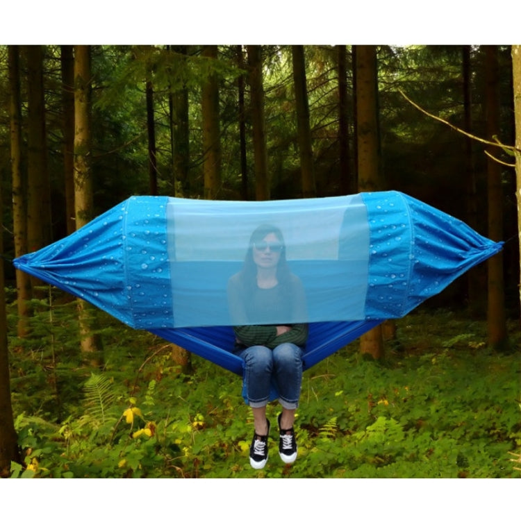 Outdoor Camping Mosquito-Proof Shade Hammock Parachute Cloth Printed Mosquito Net Hammock, Size: 275X145cm