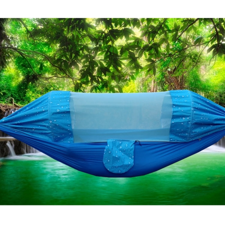 Outdoor Camping Mosquito-Proof Shade Hammock Parachute Cloth Printed Mosquito Net Hammock, Size: 275X145cm
