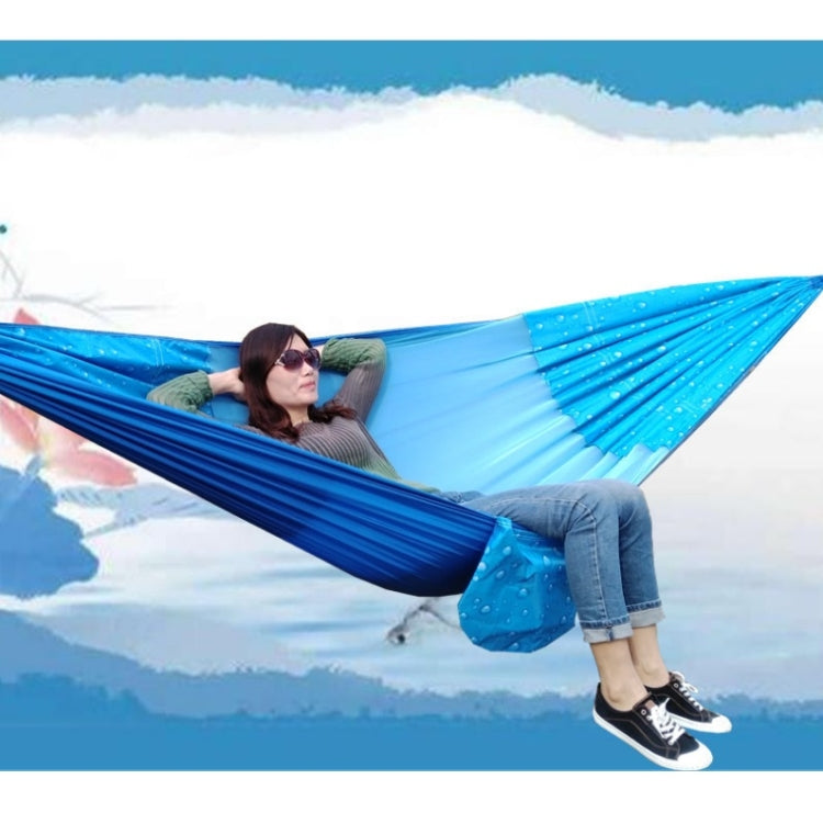 Outdoor Camping Mosquito-Proof Shade Hammock Parachute Cloth Printed Mosquito Net Hammock, Size: 275X145cm