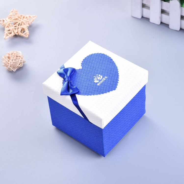 6 PCS Paper Valentine Day Gift Box With Bow, Specification: 10x10x10cm