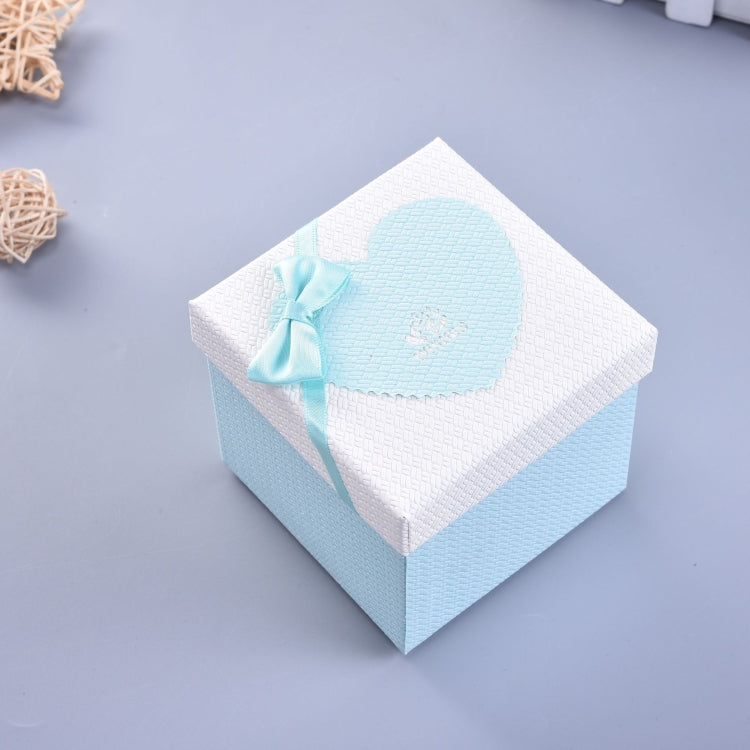 6 PCS Paper Valentine Day Gift Box With Bow, Specification: 10x10x10cm