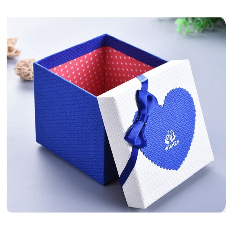 6 PCS Paper Valentine Day Gift Box With Bow, Specification: 10x10x10cm