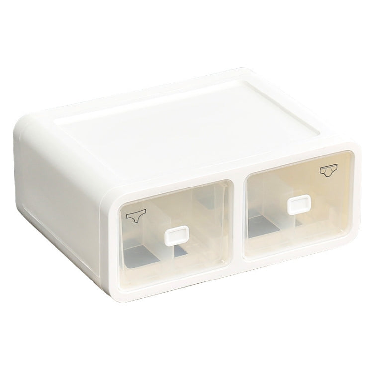Underwear Dustproof Compartment Can Be Stacked Storage Box Household Drawer Underwear Socks Sorting Box, Size: Twelve Divisions