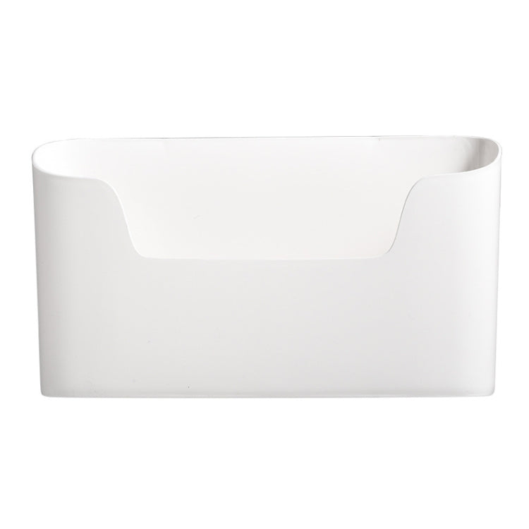 Kitchen Multifunctional Refrigerator Side Hanging Racks Bathroom Cosmetics Sundries Storage Box(White)