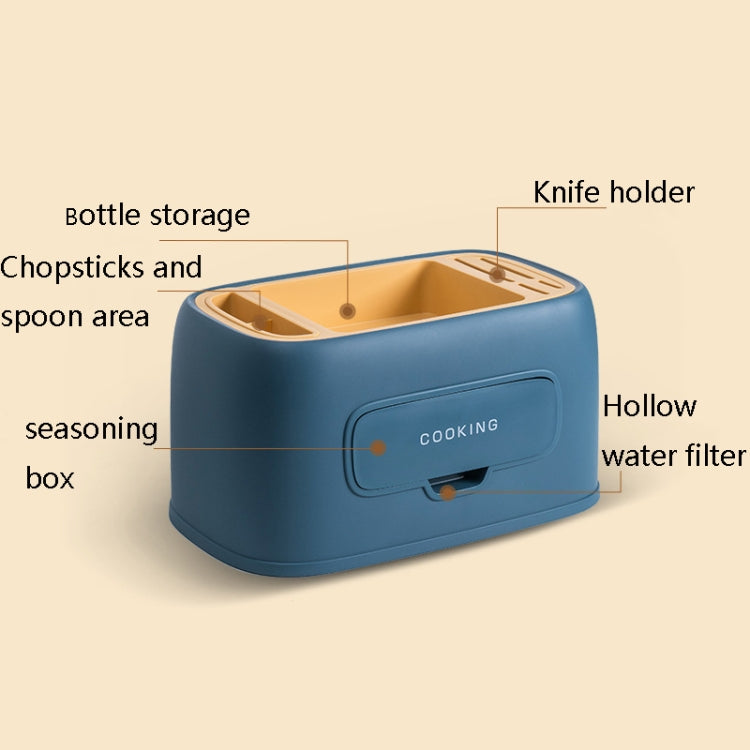 Knife Seasoning Bottle Kitchen Shelf Household Seasoning Box Chopsticks Storage Box