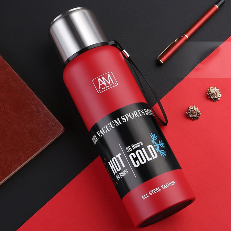 304 Stainless Steel Insulated Mug Large Capacity Sports Water Cup Outdoor Travel Pot, Capacity: 750ml