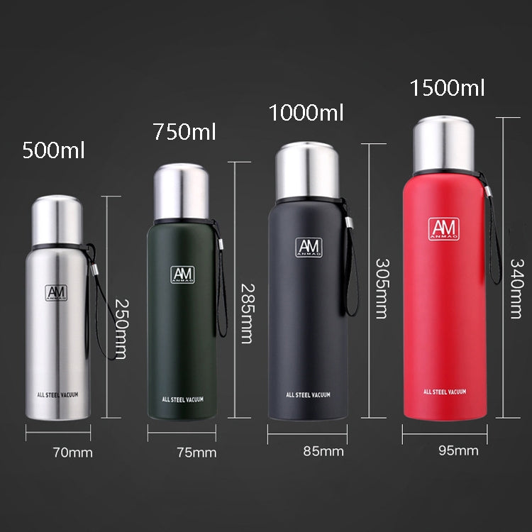 304 Stainless Steel Insulated Mug Large Capacity Sports Water Cup Outdoor Travel Pot, Capacity: 750ml