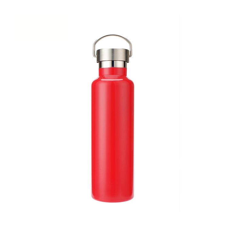 304 Vacuum Stainless Steel Vacuum Flask Double-Layer Large-Capacity Outdoor Water Bottle Mountaineering Sports Bottle, Capacity: 500ml