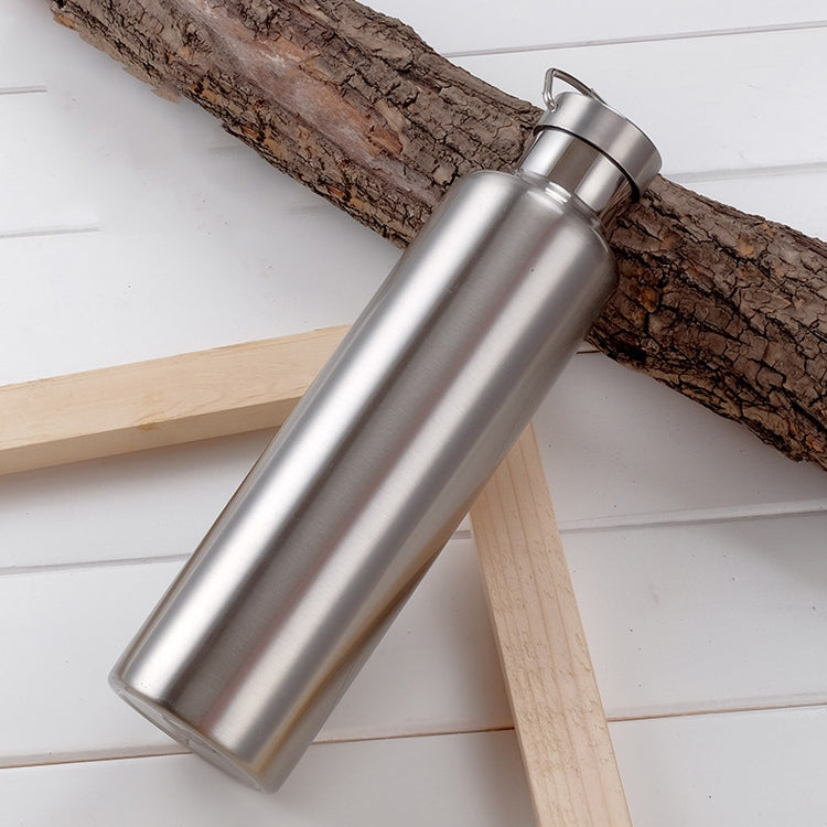 304 Vacuum Stainless Steel Vacuum Flask Double-Layer Large-Capacity Outdoor Water Bottle Mountaineering Sports Bottle, Capacity: 500ml