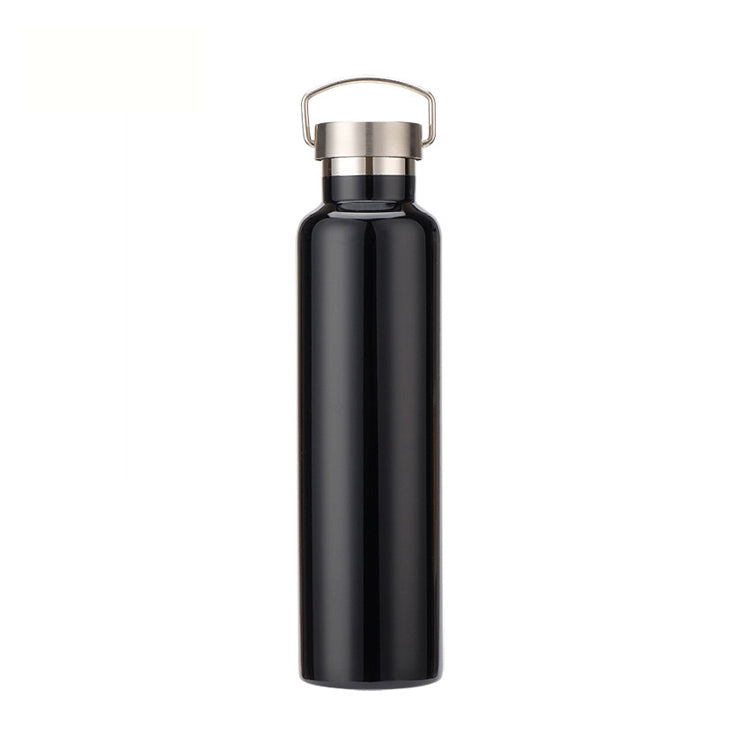 304 Vacuum Stainless Steel Vacuum Flask Double-Layer Large-Capacity Outdoor Water Bottle Mountaineering Sports Bottle, Capacity: 600ml