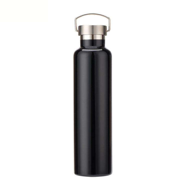 304 Vacuum Stainless Steel Vacuum Flask Double-Layer Large-Capacity Outdoor Water Bottle Mountaineering Sports Bottle, Capacity: 750ml