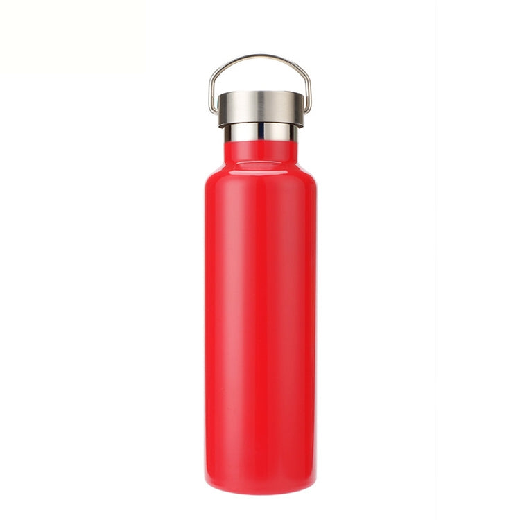 304 Vacuum Stainless Steel Vacuum Flask Double-Layer Large-Capacity Outdoor Water Bottle Mountaineering Sports Bottle, Capacity: 750ml