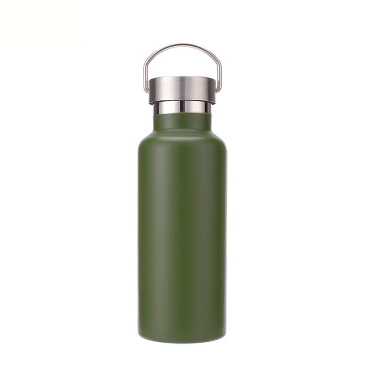 304 Vacuum Stainless Steel Vacuum Flask Double-Layer Large-Capacity Outdoor Water Bottle Mountaineering Sports Bottle, Capacity: 750ml