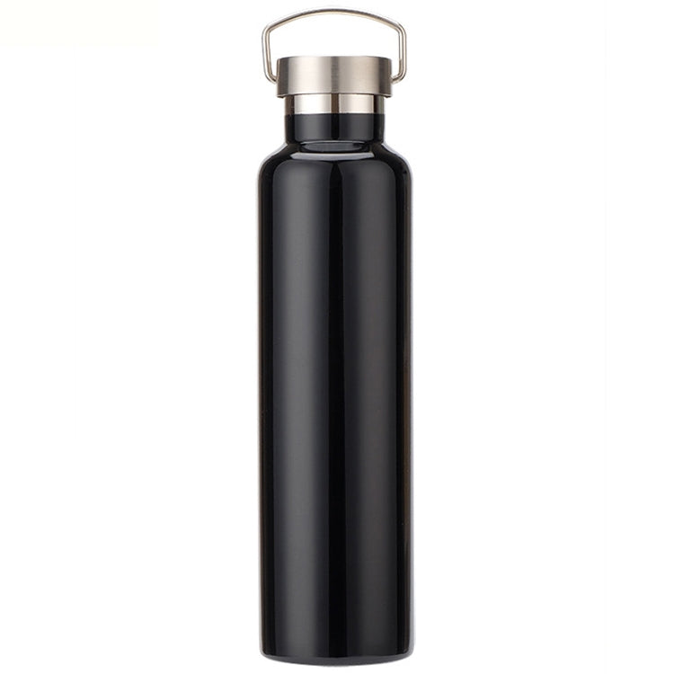 304 Vacuum Stainless Steel Vacuum Flask Double-Layer Large-Capacity Outdoor Water Bottle Mountaineering Sports Bottle, Capacity: 1000ml