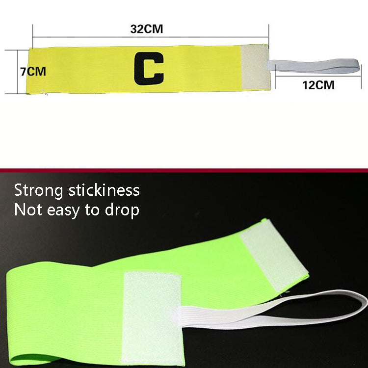10 PCS Football Match Armband Elastic Sticker Winding-Type C Marker