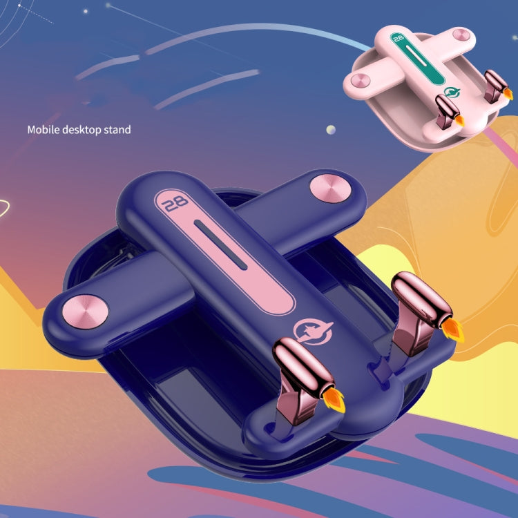 N28 Foldable Multi-Angle Adjustable Mobile Phone Holder Creative Aircraft Holder