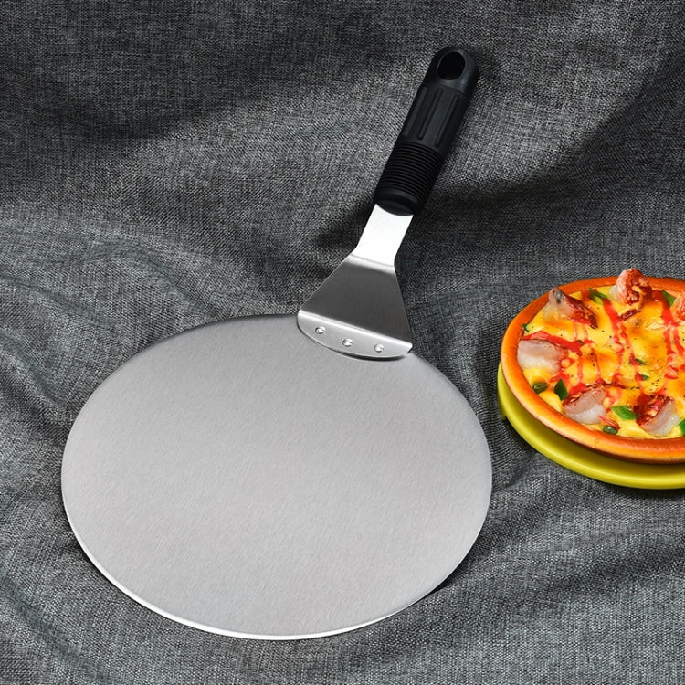 Plastic Black Handle Stainless Steel Pizza Spatula Baking Tool