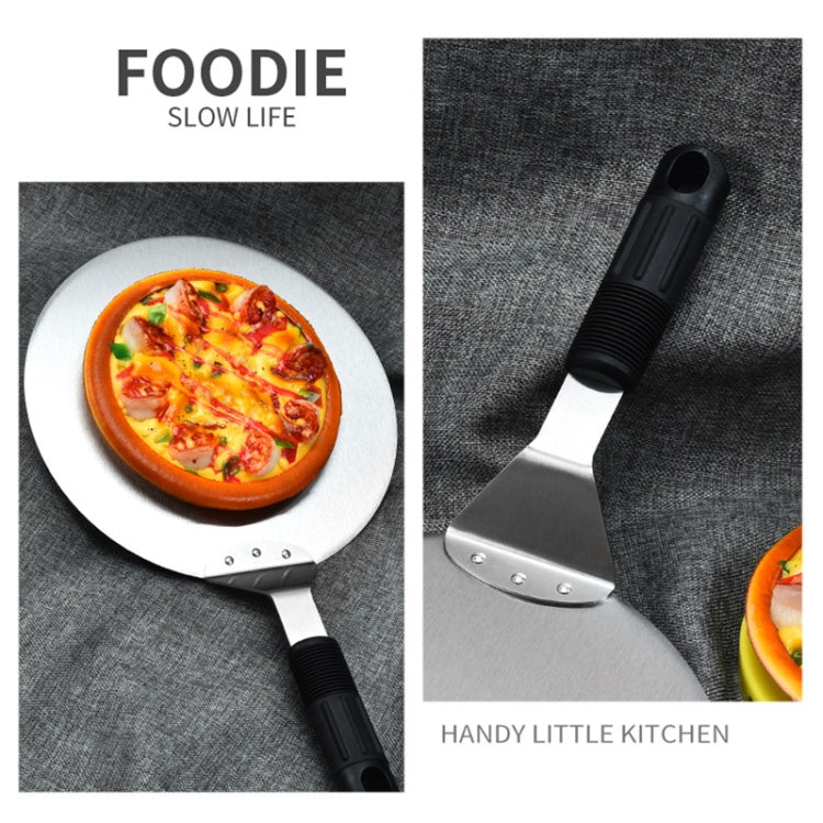 Plastic Black Handle Stainless Steel Pizza Spatula Baking Tool