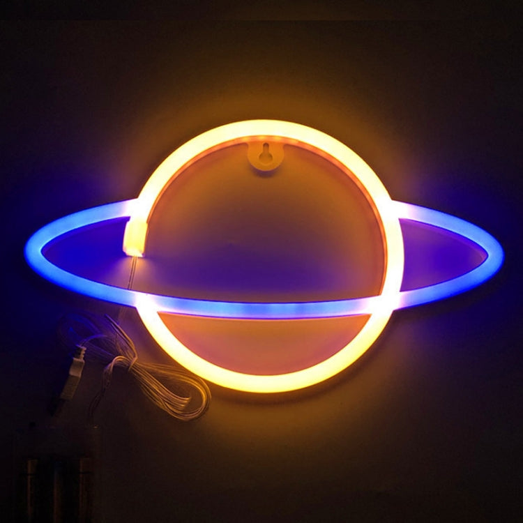 LED Planet Neon Light Bedroom Universe Shape Decoration Night Light