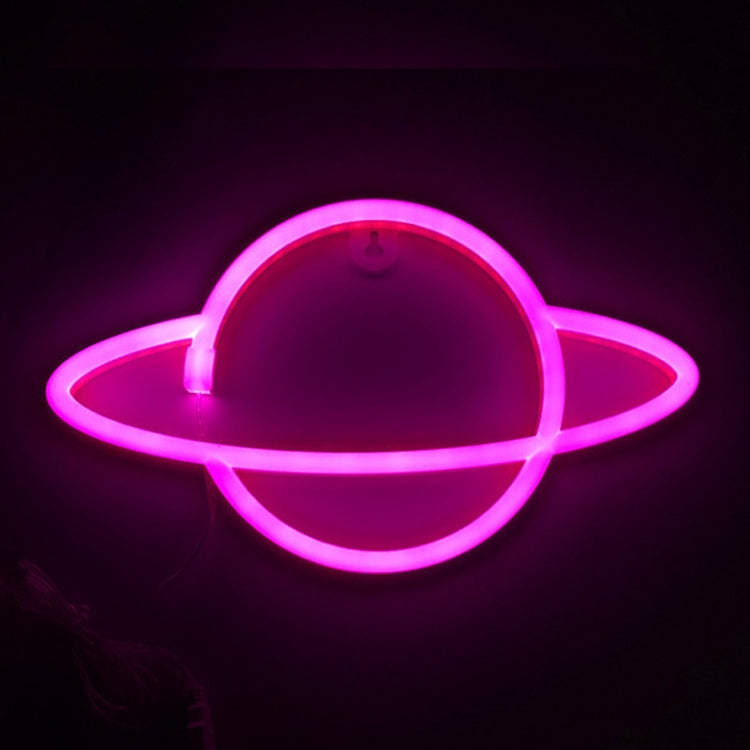 LED Planet Neon Light Bedroom Universe Shape Decoration Night Light