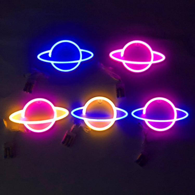 LED Planet Neon Light Bedroom Universe Shape Decoration Night Light