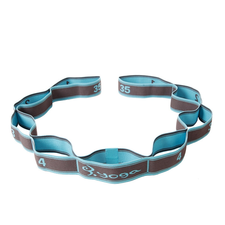 TF-YJD2 2 PCS Yoga Elastic Band Fitness Resistance Stretch Band 9-Stage Yoga Training Band