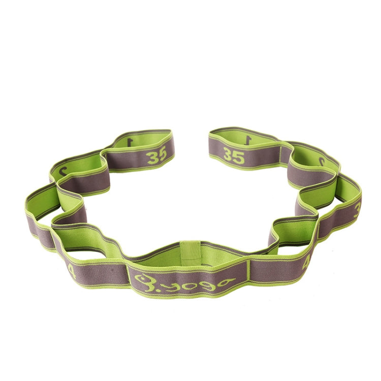 TF-YJD2 2 PCS Yoga Elastic Band Fitness Resistance Stretch Band 9-Stage Yoga Training Band