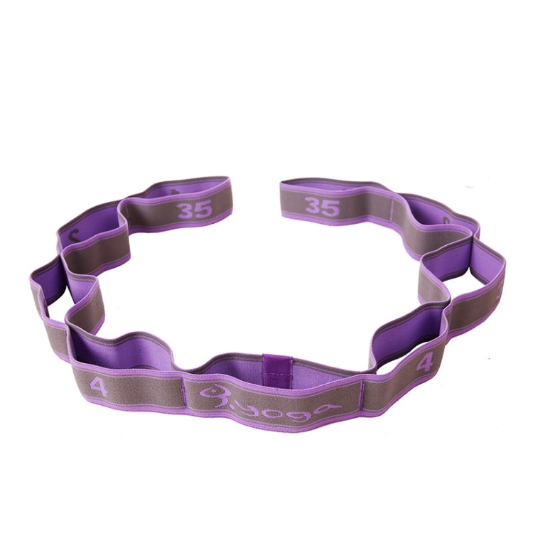 TF-YJD2 2 PCS Yoga Elastic Band Fitness Resistance Stretch Band 9-Stage Yoga Training Band