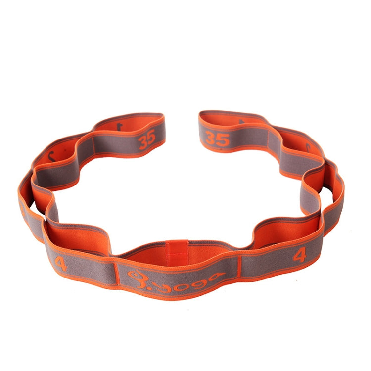 TF-YJD2 2 PCS Yoga Elastic Band Fitness Resistance Stretch Band 9-Stage Yoga Training Band