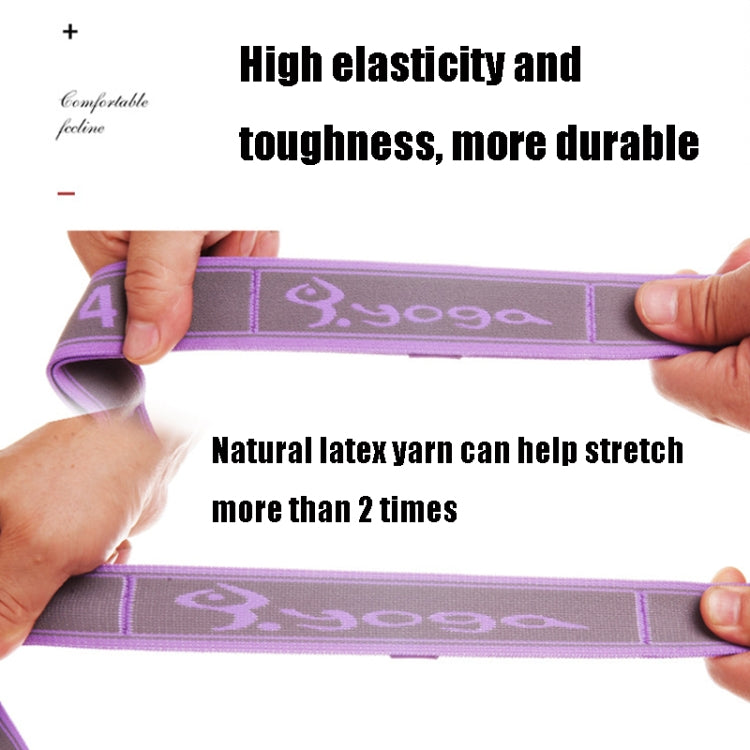 TF-YJD2 2 PCS Yoga Elastic Band Fitness Resistance Stretch Band 9-Stage Yoga Training Band
