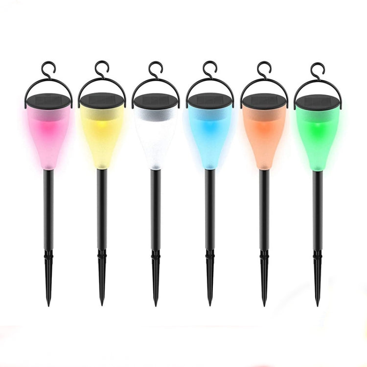3 PCS Solar Colorful Lawn Lamp Hanging Light Waterproof Garden Decorative Light