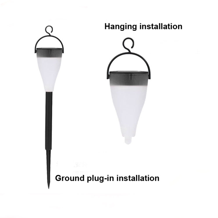3 PCS Solar Colorful Lawn Lamp Hanging Light Waterproof Garden Decorative Light