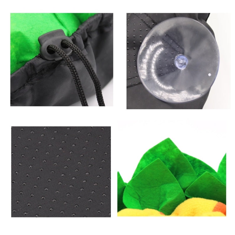 Pet Sniffing Mat Dog Training Mat Anti-Choking Bowl, Size: 50X50cm