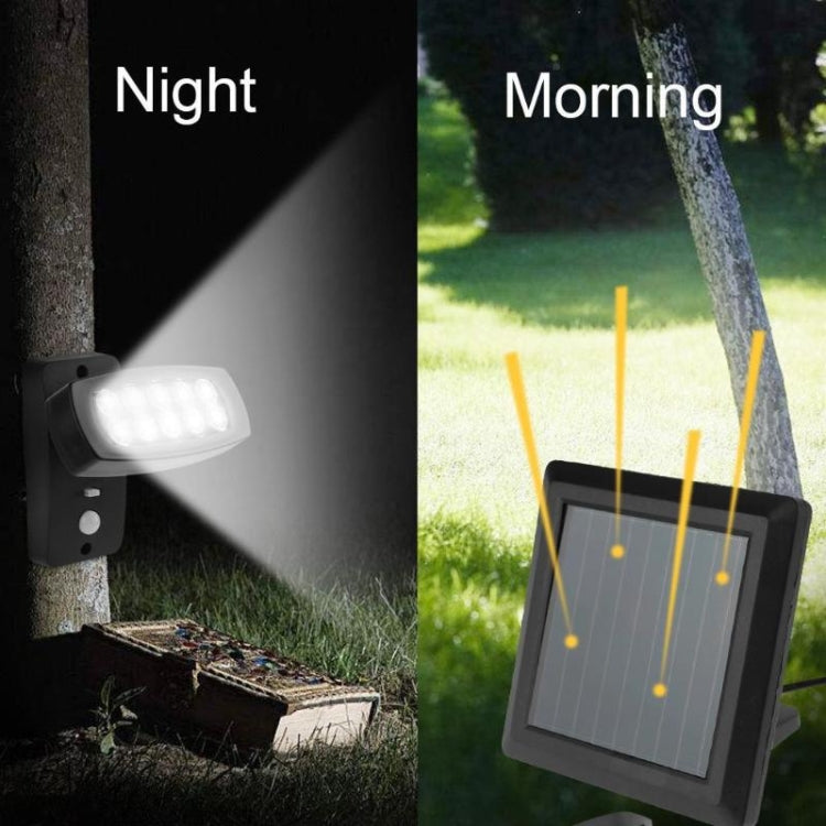 Split Type Solar 10-LED Sensor Wall Light Garden Light Waterproof Flood Light