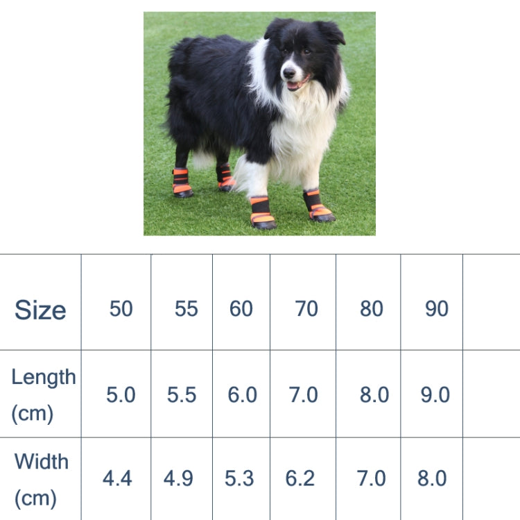 Pet Shoes Small Medium & Large Dogs Outdoor Sports Climbing Non-Slip Shoes, Size: 55
