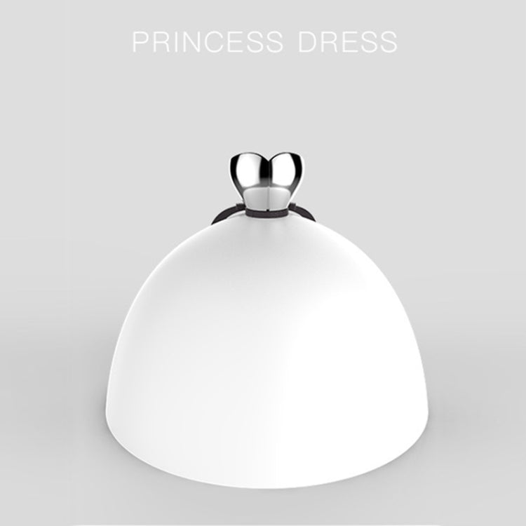 Fantasy Colorful Princess Dress Night Light USB Pat Silicone Bedside Atmosphere Light