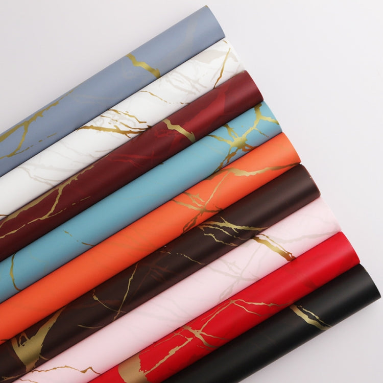 2 Bags Marbling Waterproof Matte Paper Flower Wrapping Paper