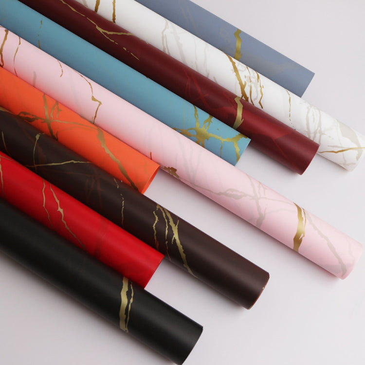 2 Bags Marbling Waterproof Matte Paper Flower Wrapping Paper
