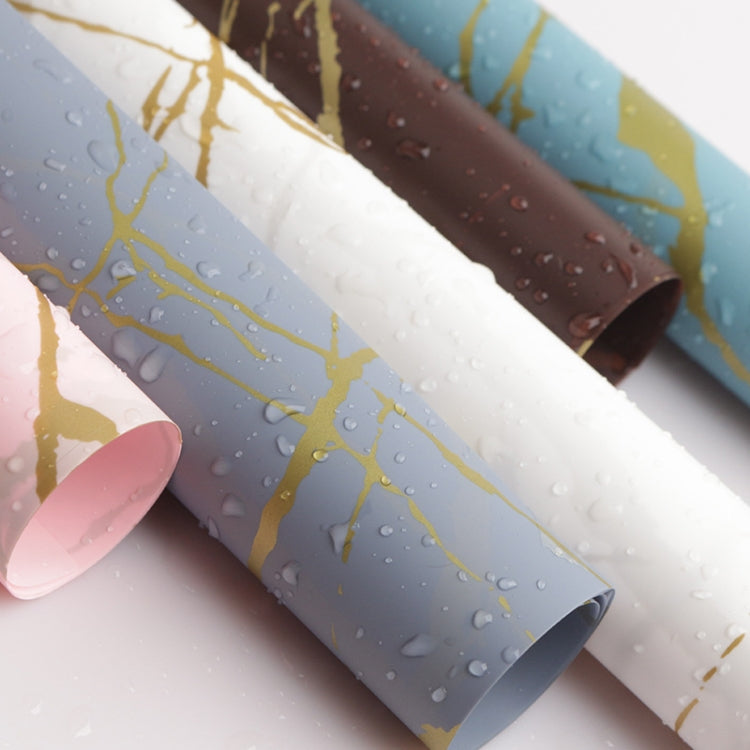 2 Bags Marbling Waterproof Matte Paper Flower Wrapping Paper