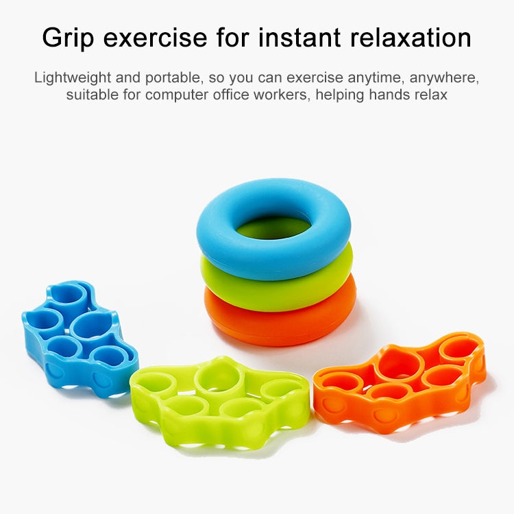 TF122 2 PCS 2 in 1 Silicone Grip Ring + Grip Device Set
