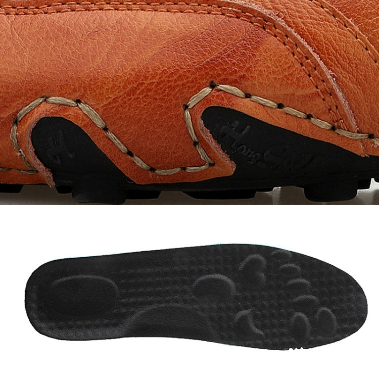 Spring And Summer Men Casual Octopus Peas Lazy Shoes Breathable Leather Shoes, Size: 43