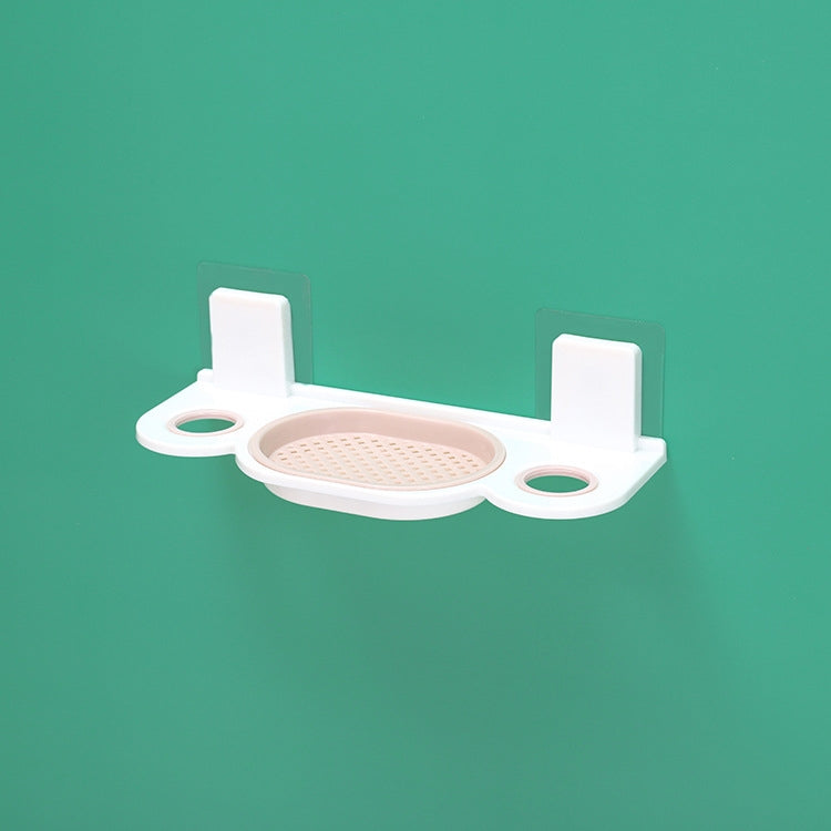4 PCS Bathroom Shower Gel Hanger Multifunctional Bathroom Drain Soap Box