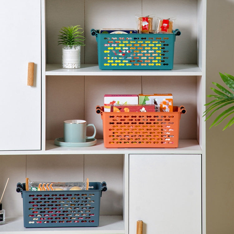 2 PCS Desktop Miscellaneous Storage Basket Cosmetic Snack Toy Storage Box