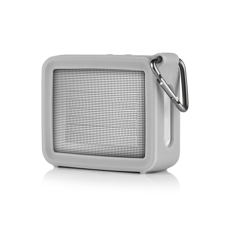 2 PCS For JBL GO2 Bluetooth Speaker Silicone Protective Case Four-corner Anti-fall Sound Case with Carabiner