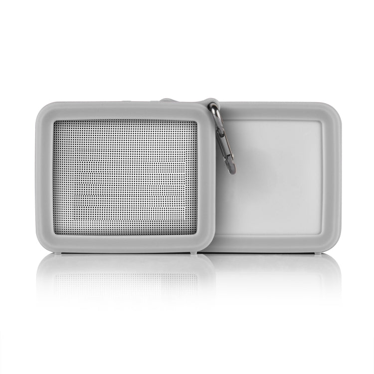 2 PCS For JBL GO2 Bluetooth Speaker Silicone Protective Case Four-corner Anti-fall Sound Case with Carabiner